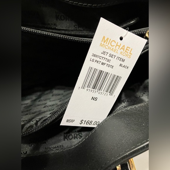 Michael Kors Jet Set Item Tote Black - Picture 11 of 15